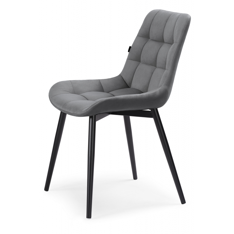 Стул на металлокаркасе Алст черный / velutto 32