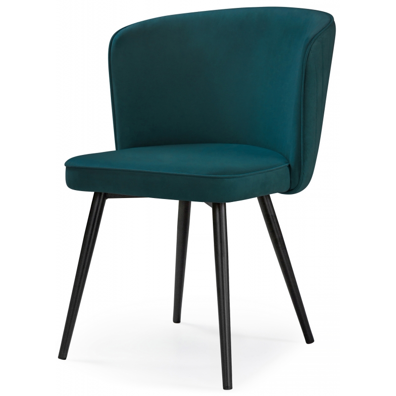 Стул на металлокаркасе Флайбур velutto 20/ черный